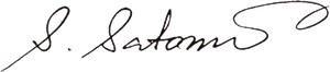 President's Signature