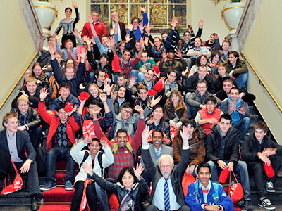 University students from all over the world came together for the event