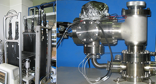 Experimental apparatus for D2 gas permeation