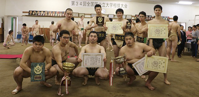 Sumo Club Wins at National University Championships