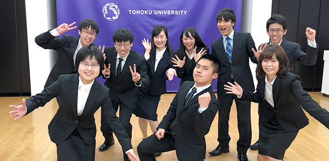 Tohoku University Global Leader Program Award Ceremony, Winter 2017-18 