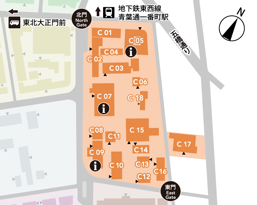 片平キャンパス Cエリア