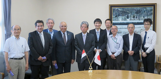 E-JUST President Visits Tohoku University