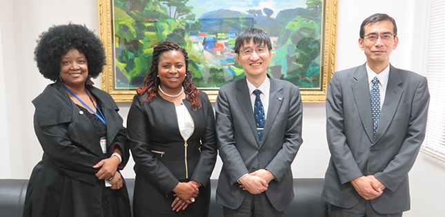 South African Embassy’s Minister Counsellor for Science & Technology Visits Tohoku University
