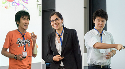 Wang Kai, Salehi Sahar, and Ishihara Shingo