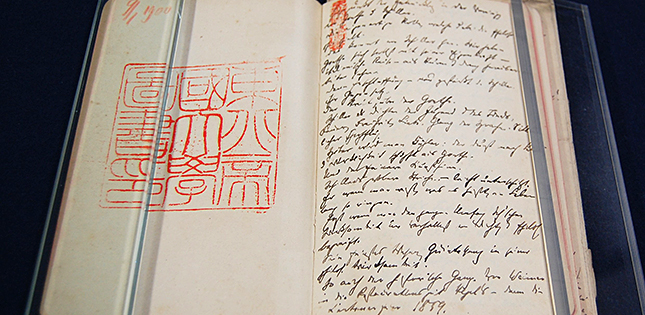 Handwritten notebooks of neo-Kantian philosopher Windelband found