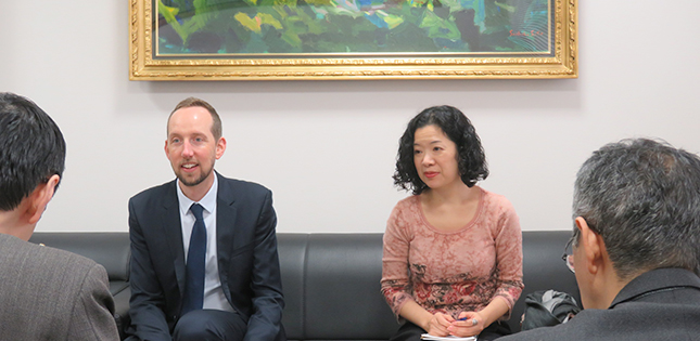 Visit from the Australian Embassy’s Counsellor for Education and Science