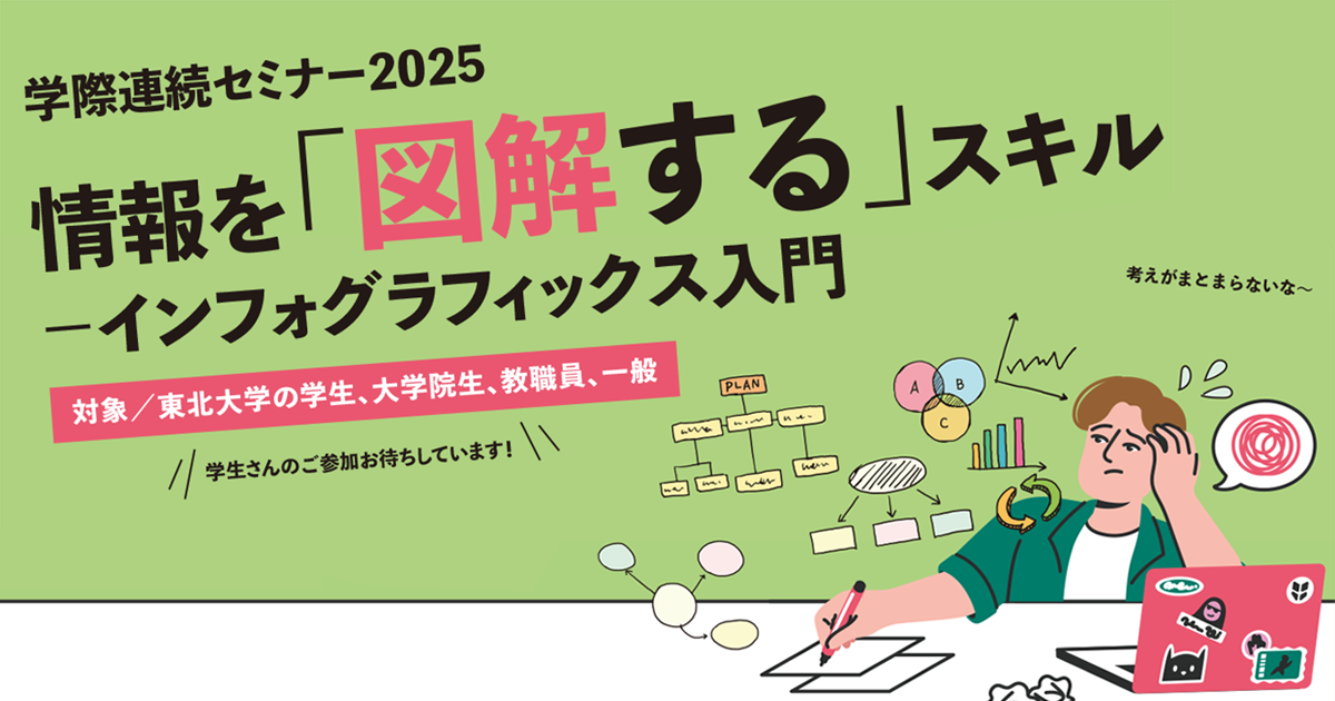 Web開催】学際連続セミナー2025 情報を｢図 | イベント | 東北大学