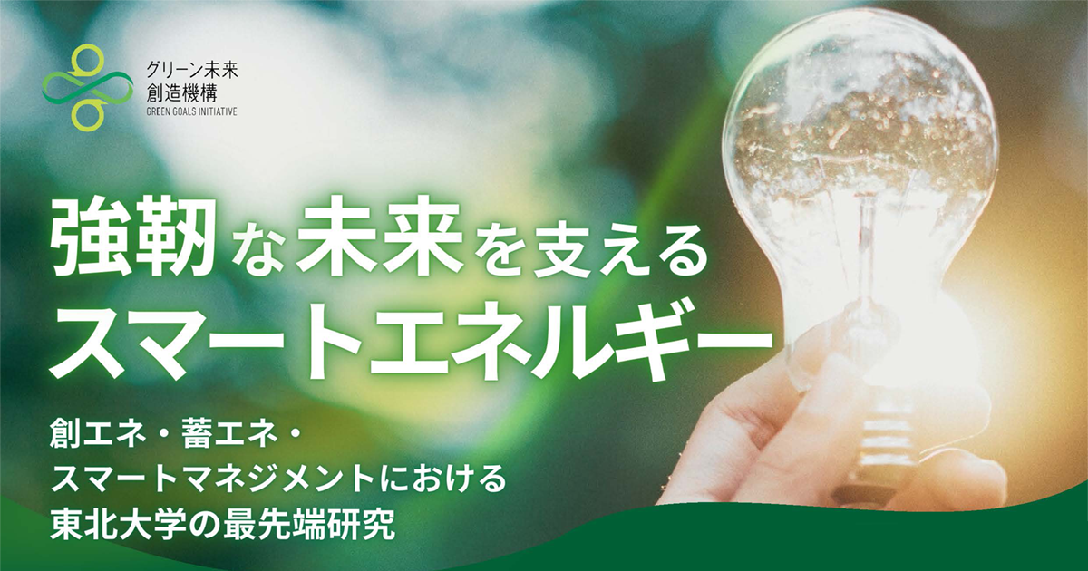 強靭な未来を支えるスマートエネルギー：創エネ・蓄エ | イベント