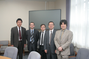 本学とリヨン第2大学関係者