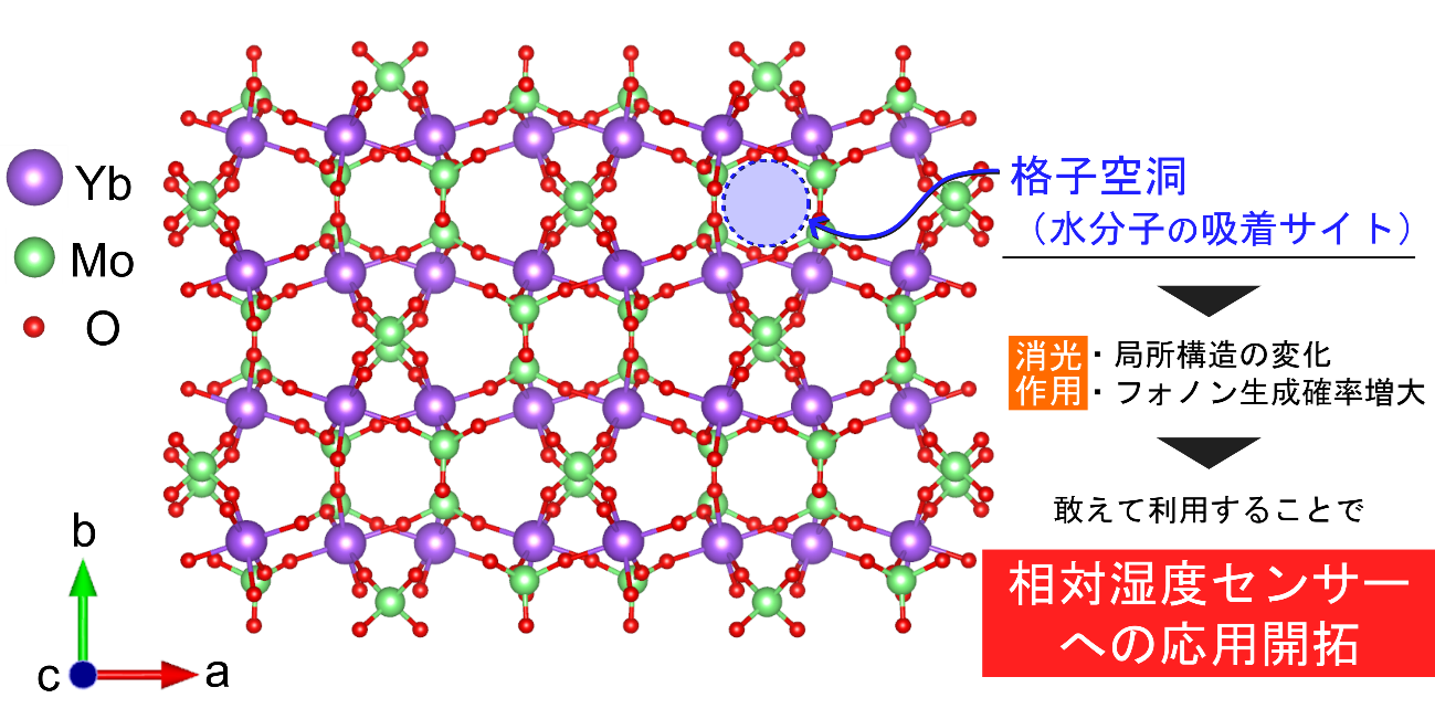 光で湿度を測る新材料を開発 ― 蛍光の明るさと寿命、二刀流センサーが環境管理を変える ―