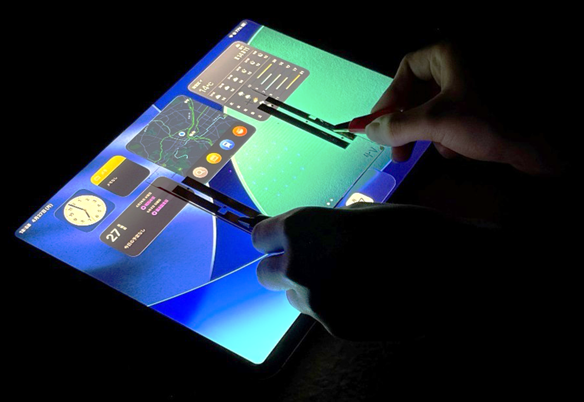 バイオレットライトを発するマイクロLEDを搭載したディスプレイシステムを開発 ―屋内環境で不足する光をディスプレイで補う新たな発想―