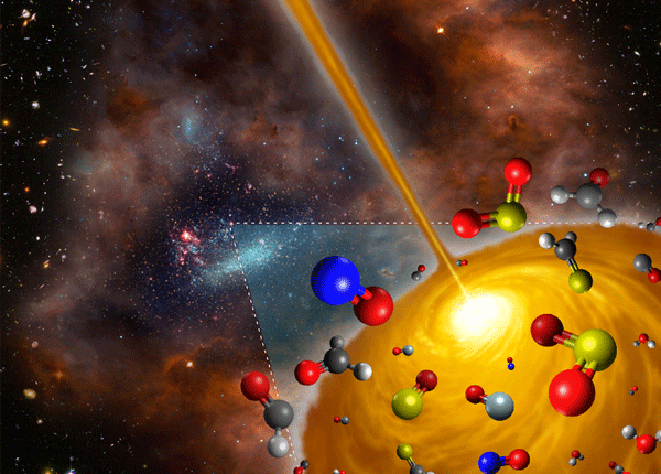 クレジット: FRIS/東北大学。この画像は次の著作物の要素を含みます (ESO/M. Kornmesser; NASA, ESA, and S. Beckwith (STScI) and the HUDF Team; NASA/ESA and the Hubble Heritage Team (AURA/STScI)/HEI)。