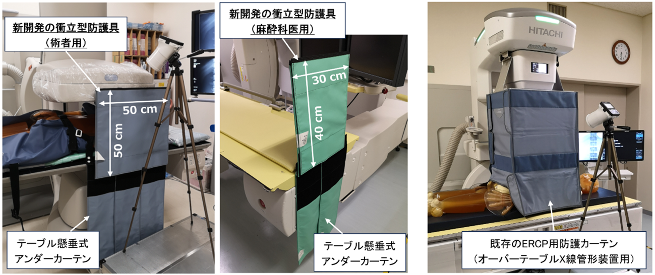 X線透視ガイド下で手技を行う医療従事者用の衝立型放射線防護具を開発―医療従事者の放射線白内障発生リスク低減へ―