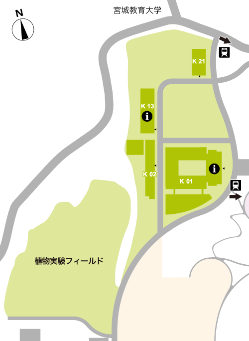 青葉山キャンパス Kエリア