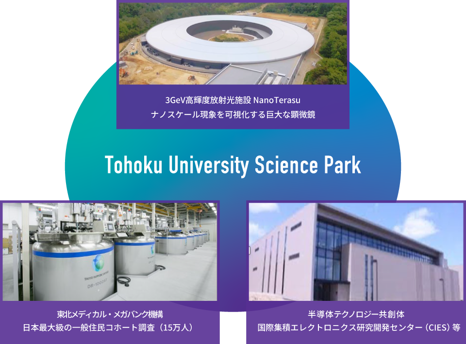 世界最先端フラッグシップファシリティの略図