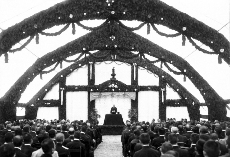 1913年9月東北帝国大学開学式の様子